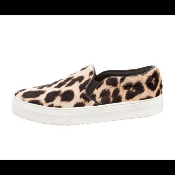 Celine Leopard Slip-On Sneakers - Picture 1 of 7